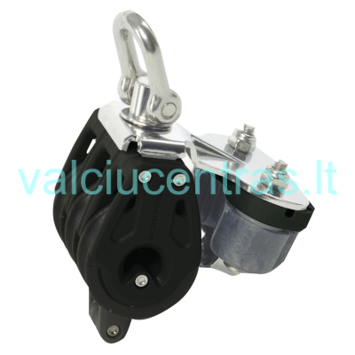 LEWMAR trigubas blokas su blokatoriumi, šekeliu, kilpa 30mm